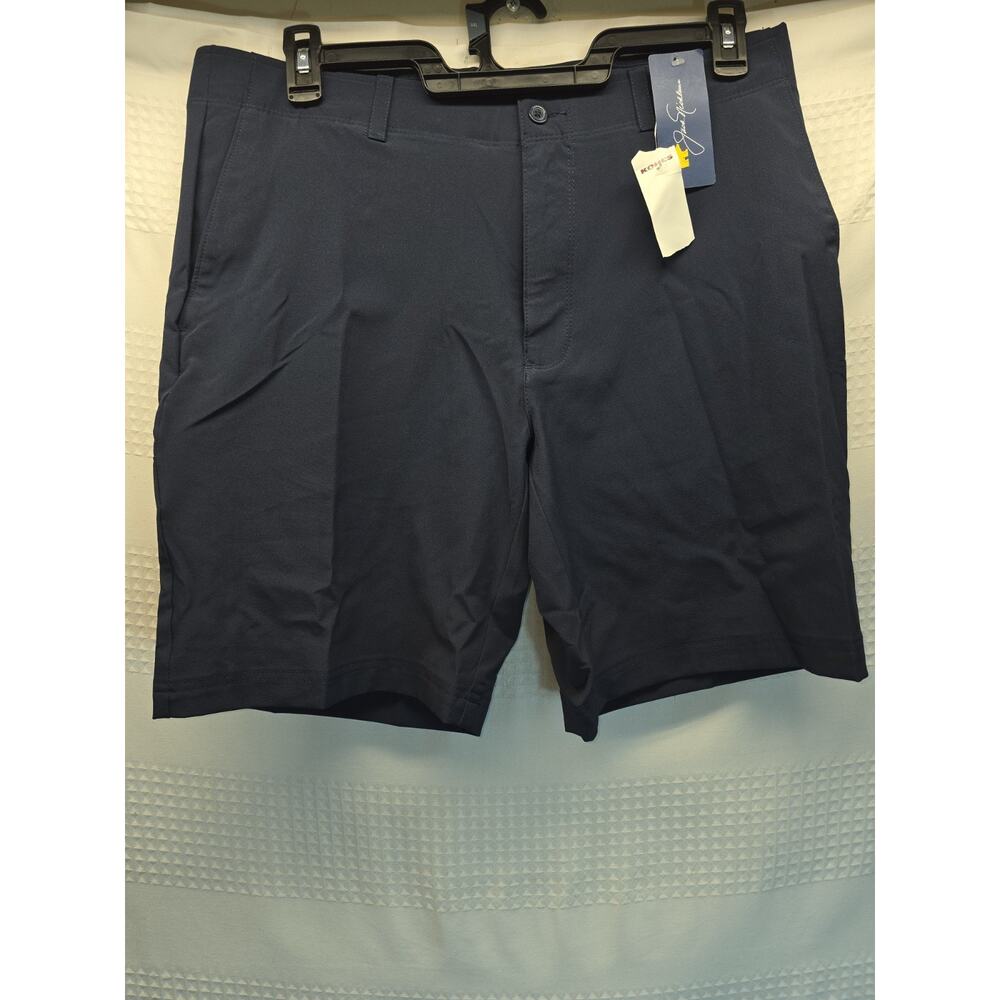 Jack Nicklaus Shorts Size 36 Blue Chino With Pockets 9” Inseam Mens - Picture 1 of 10